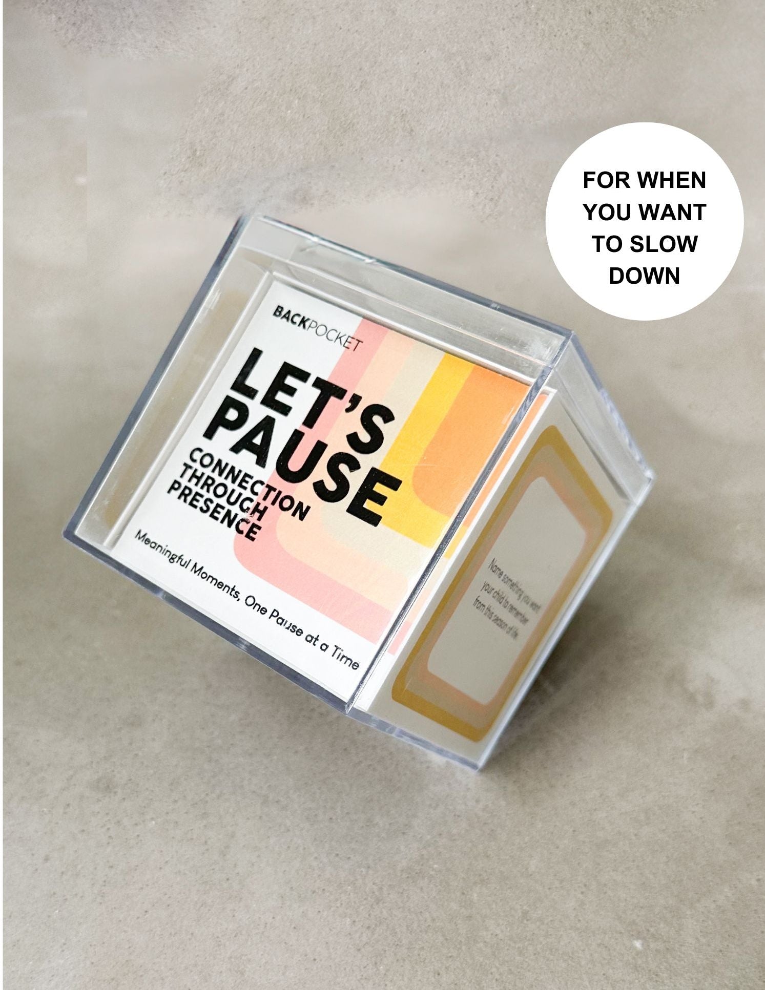 LET'S PAUSE | Connection Through Presence