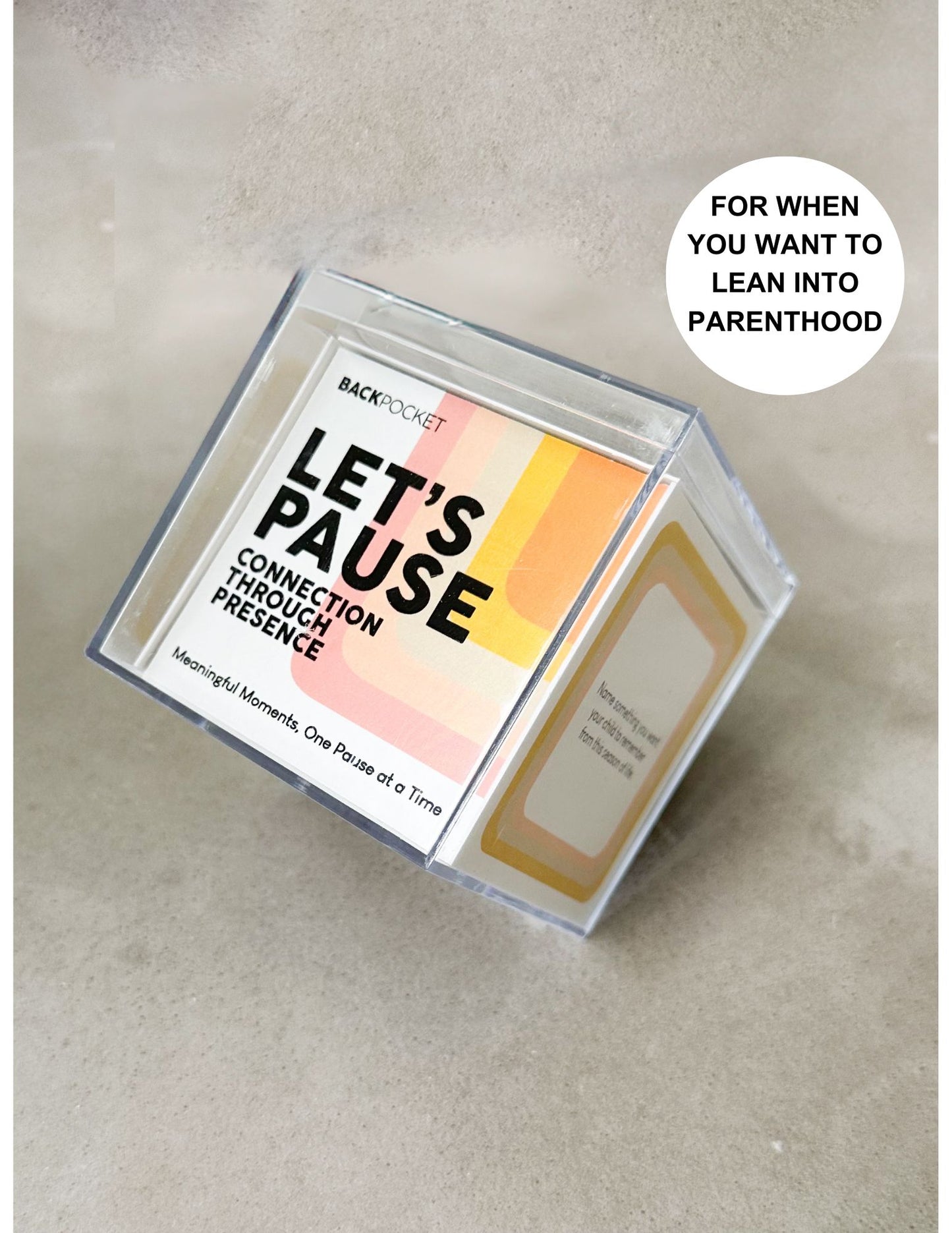 LET'S PAUSE | Connection Through Presence