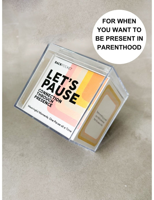 LET'S PAUSE | Cards with Prompts to Lean More Into Parenthood