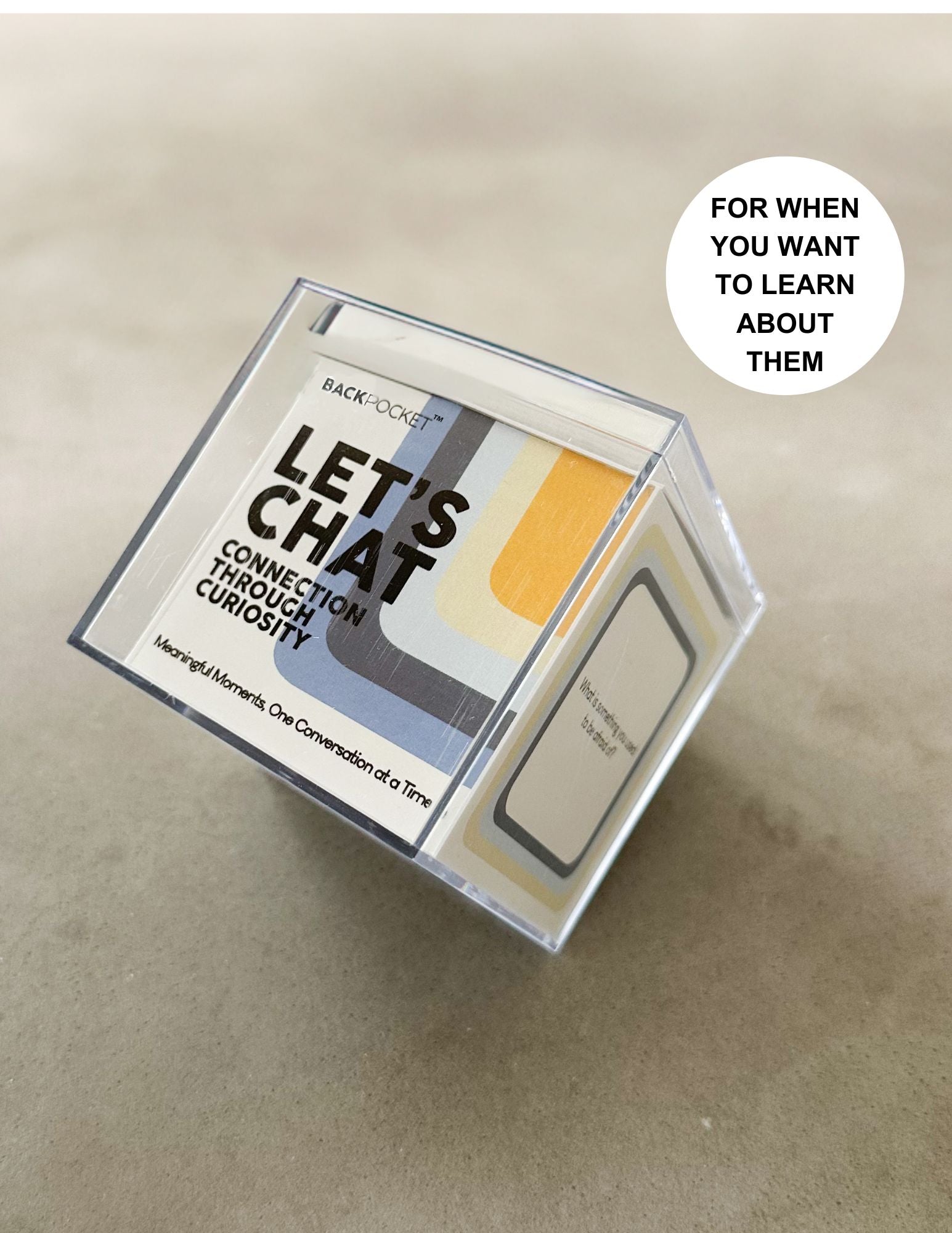 LET'S CHAT | Connection Through Curiosity