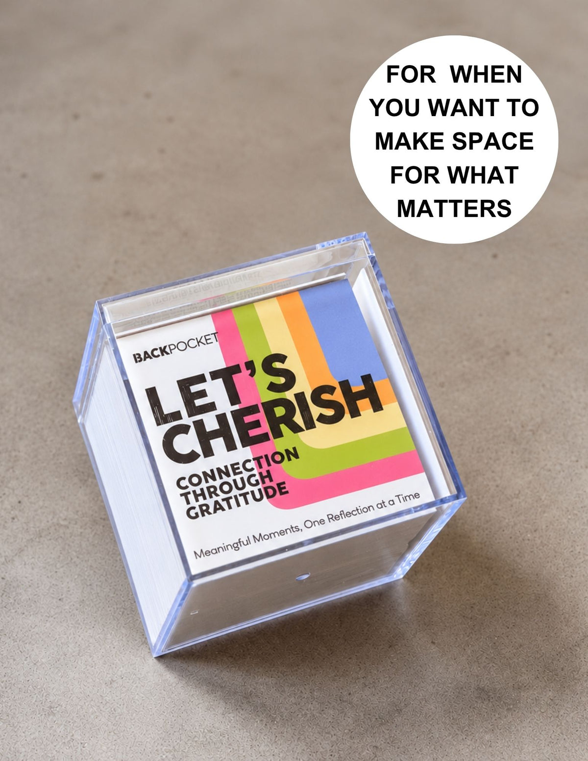 PREORDER: LET’S CHERISH | Cards with Prompts to Foster Gratitude