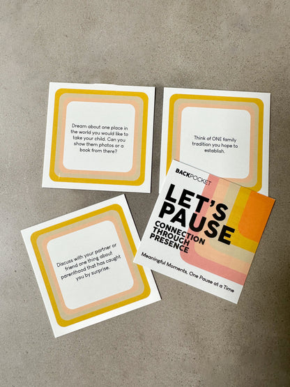 Let's Pause: Connection Through Presence