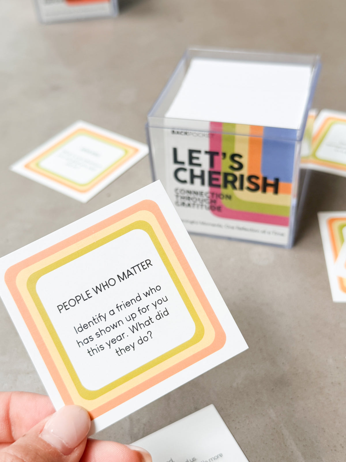 PREORDER: LET’S CHERISH | Cards with Prompts to Foster Gratitude